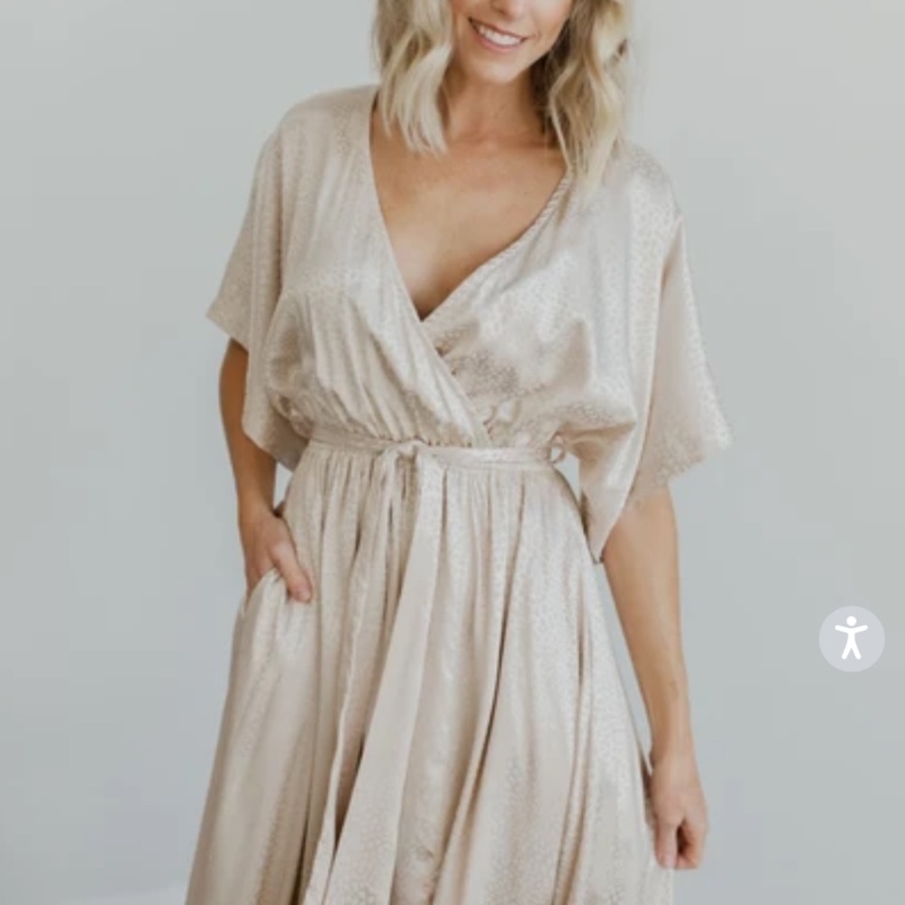 SAVANNAH IVORY PRINT KIMONO MAXI